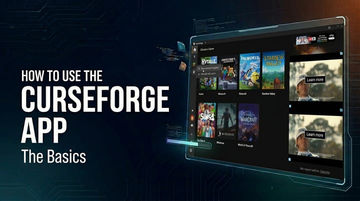 How to Use the Curseforge App & the Basics
